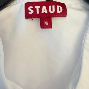 STAUD Elegant White dress